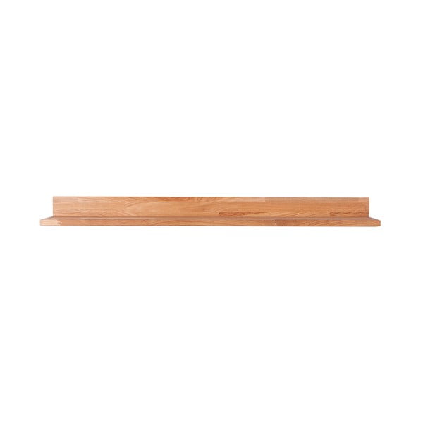 Iš ąžuolo masyvo sieninė lentyna natūralios spalvos paveikslėliams 100 cm Kalle – Interia Home & Living