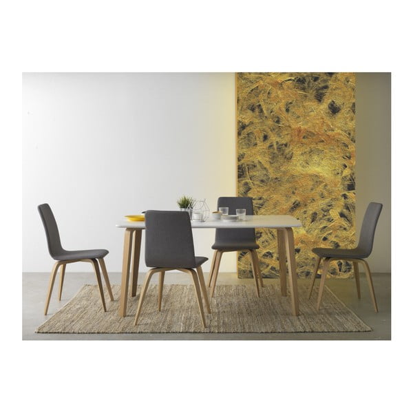 4 medinių valgomojo kėdžių rinkinys "Geese-image-1