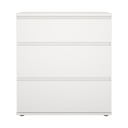 Žema šoninė spintelė baltos spalvos 77x84 cm Nova – Tvilum