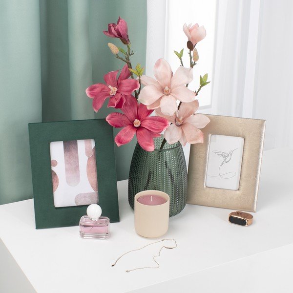 Dirbtinės gėlės 10 vnt. (aukštis 69 cm) Magnolia – Restilo-image-1