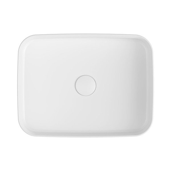 Baltas keraminis praustuvas Sapho Infinity Rectangle, 50 x 36 cm-image-2