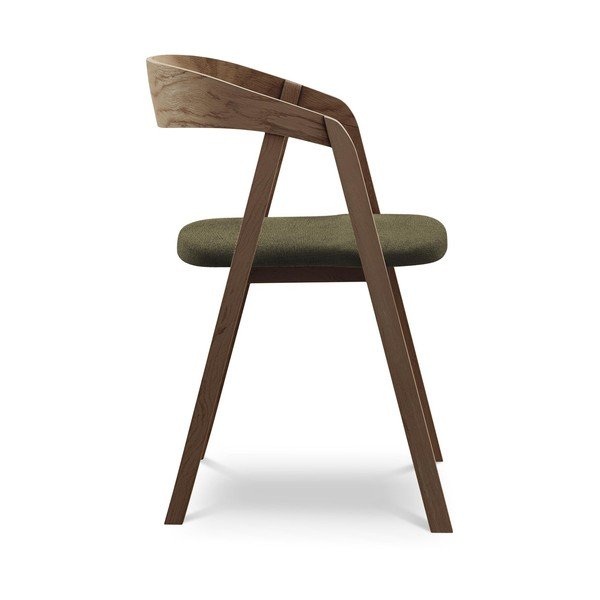 Žalios spalvos iš medienos masyvo valgomojo kėdė Erika – Makamii-image-2