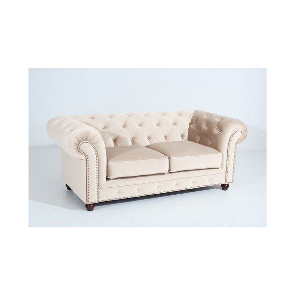 "Max Winzer Orleans Velvet" kreminė sofa, 196 cm-image-3