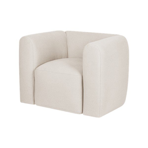 Smėlio spalvos krėslas Flom – noo.ma