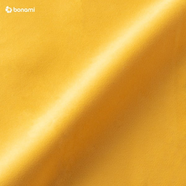 Geltonos spalvos aksominis krėslas Mazzini Sofos Sardaigne-image-1