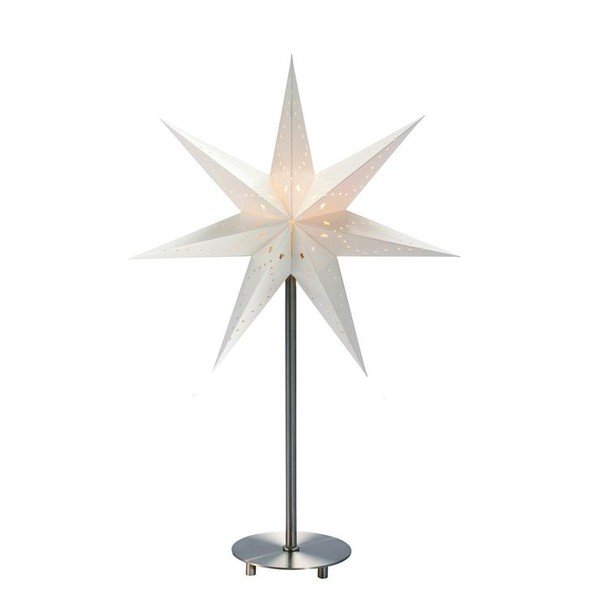 Baltos šviesos dekoracija "Markslöjd Saturnus", aukštis 52 cm