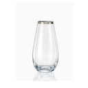 Stiklinė vaza Crystalex Frost, aukštis 13 cm