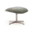 Žalios spalvos taburetė iš šenilinio audinio Teryl – Kave Home