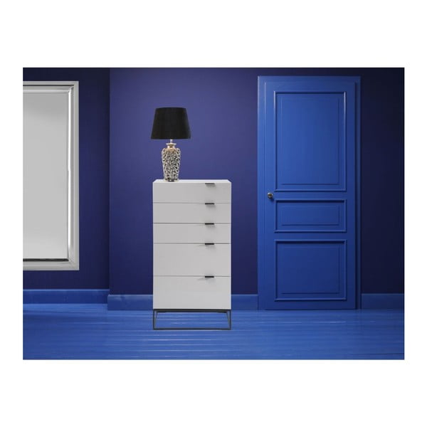 Sidabro spalvos stalinis šviestuvas Kare Design Rose-image-1