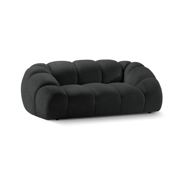 Sofa juodos spalvos 214 cm Diana – Micadoni -image-2