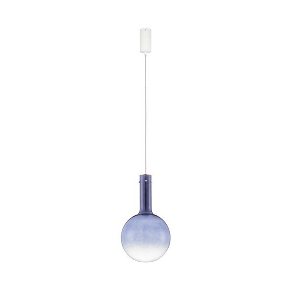 Mėlynos spalvos iš stiklo kabantis šviestuvas LED su pritemdymo funkcija ø 25 cm Nostos – Nova Luce