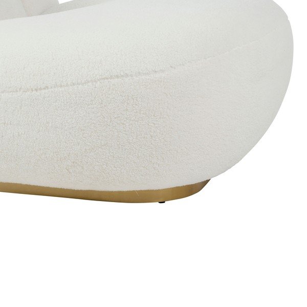 Baltas fotelis Maudan - Côté Table-image-4