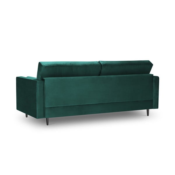 Smaragdo spalvos aksominė sofa Milo Casa Santo, 219 cm-image-3
