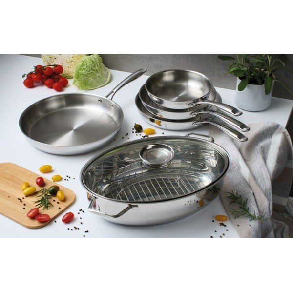 Keptuvė iš nerūdijančio plieno ø 32 cm – Brandani-image-1