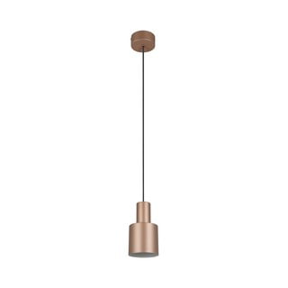 Kabantis šviestuvas rudos spalvos ø 12 cm su metaliniu gaubtu Agudo – Trio