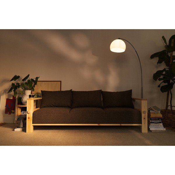 Tamsiai pilkos spalvos sofa 225 cm Bare – Karup-image-4