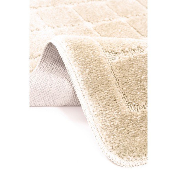 Kreminės spalvos vonios kilimėliai 2 vnt. 50x80 cm Kareli – Foutastic-image-3