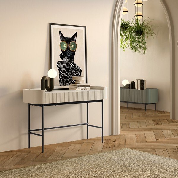 Žalios spalvos TV spintelė 180x55x40 cm Willa – MOME-image-1