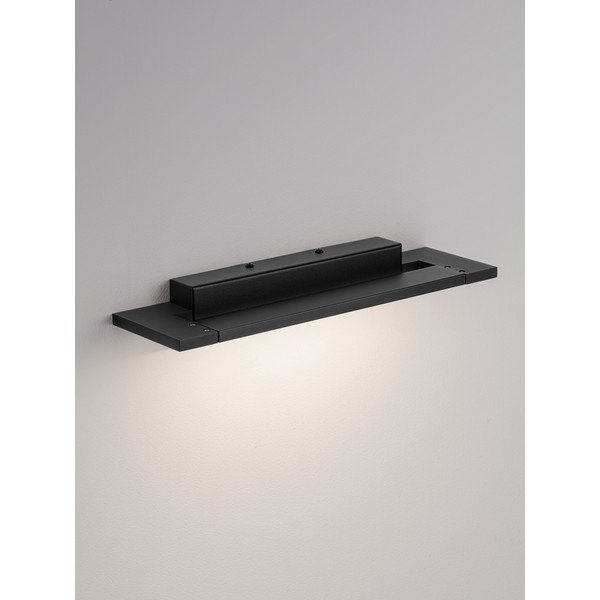 Matinės juodos spalvos iš aliuminio sieninė lempa LED Livo – Nova Luce-image-3