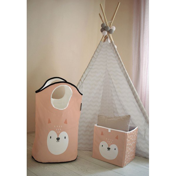 Oranžinio audinio vaikiškas krepšys Dots from the Forest - Butter Kings-image-1