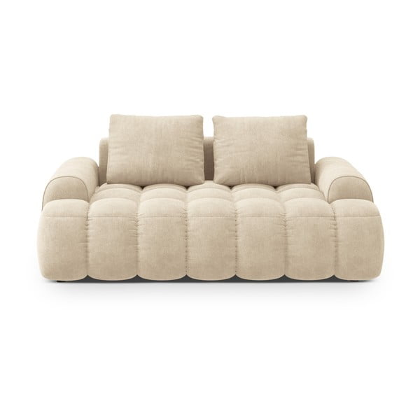Smėlio spalvos iš velveto sofa 175 cm Linz – Cosmopolitan Design