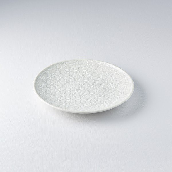 Baltos spalvos keraminė lėkštė MIJ Star, ø 20 cm-image-2