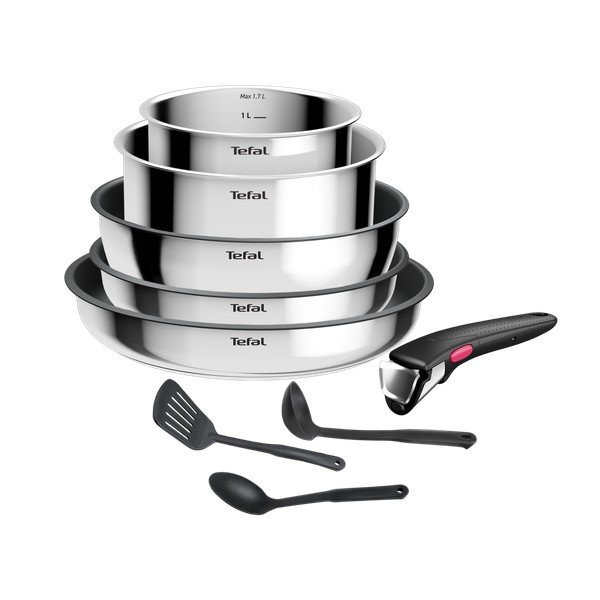 Iš aliuminio puodų rinkiniai 9 vnt. INGENIO Cook Eat L881S904 – Tefal
