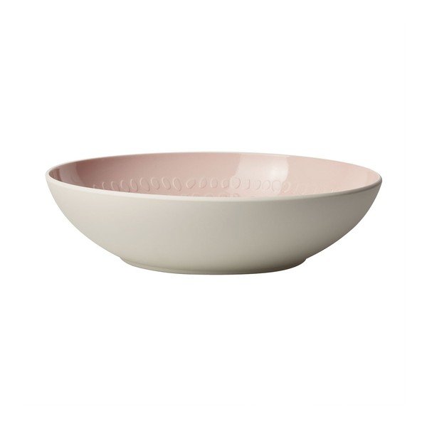 Baltos ir rausvos spalvos porceliano serviravimo indas Villeroy & Boch Blossom, ⌀ 26 cm-image-2