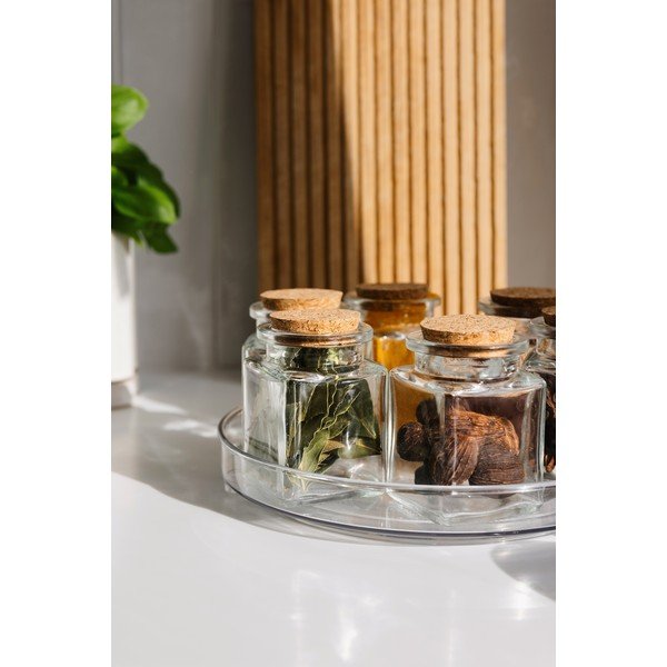 Pasukamas iš plastiko prieskonių indų organizatorius ø 29 cm – Casa De Engel-image-2