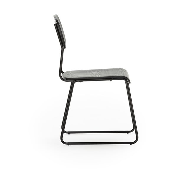 Valgomojo kėdės juodos spalvos 2 vnt. Aira – Marckeric-image-4