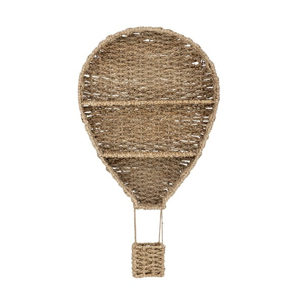 Vaikiška knygų lentyna natūralios spalvos iš jūržolės 59x105 cm Ditter – Bloomingville Mini-image-2