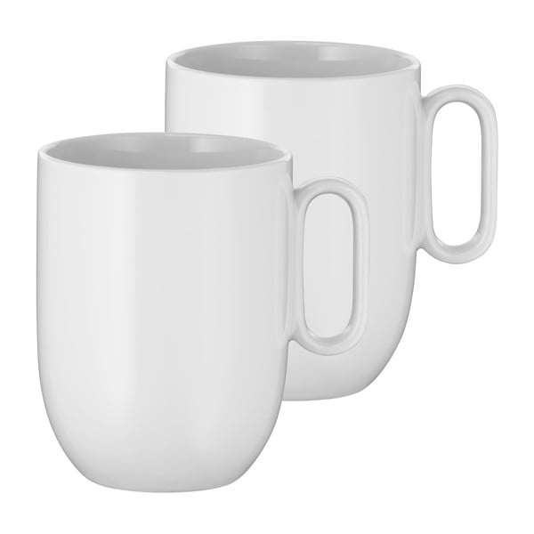 Iš porceliano  puodeliai baltos spalvos 2 vnt. 380 ml Barista – WMF