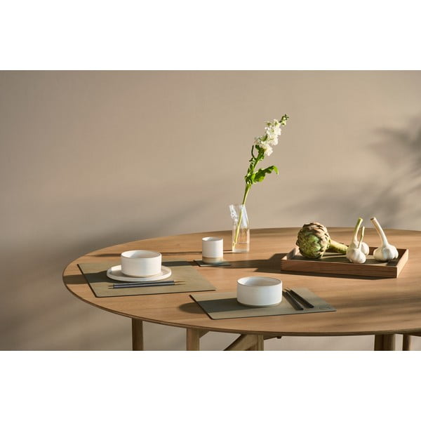 Iš eko odos padėkliukas 35x45 cm Square L Nupo – LIND DNA-image-3