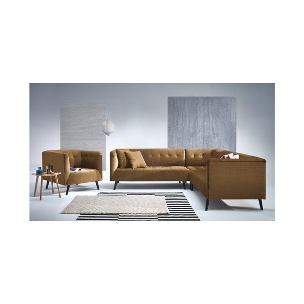 Ruda kampinė sofa Bobochic Paris Paris-image-1
