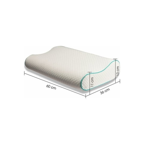 Iš prie kūno prisitaikančių putų anatominė pagalvė 40x60 cm – Mila Home