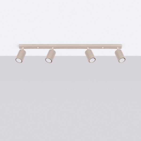 Taupe spalvos iš metalo taškinis šviestuvas 6,5x81 cm Gleam – Sollux-image-2