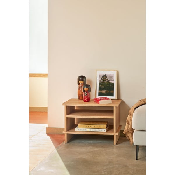 Naktinis staliukas natūralios spalvos iš ąžuolo Inari – Teulat-image-1