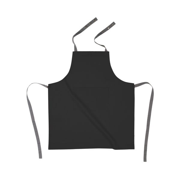 Juoda medvilninė virtuvės prijuostė Tiseco Home Studio