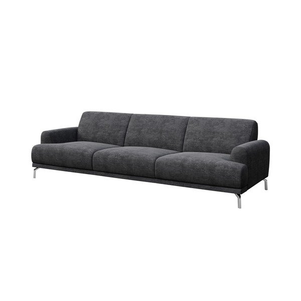 Tamsiai pilka sofa MESONICA Puzo, 240 cm-image-2