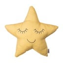 Geltona vaikiška pagalvė su medvilne Mike & Co. NEW YORK Pillow Toy Star, 35 x 35 cm