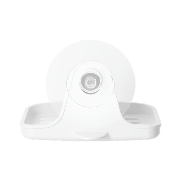 Su montavimu be gręžimo iš perdirbto plastiko muilinė baltos spalvos Flex – Umbra-image-4