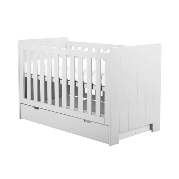 Balta reguliuojama vaikiška lova Pinio Calmo, 140 x 70 cm-image-1