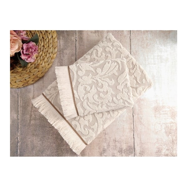 Smėlio spalvos rankšluostis "Irya Home Royal", 90x150 cm