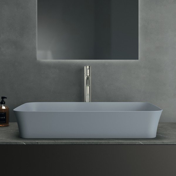 Iš keramikos praustuvas šviesiai mėlynos spalvos 65x40 cm Ipalyss – Ideal Standard-image-1