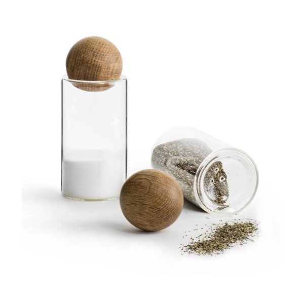 Druskinė ir pipirinė su ovaliu ąžuolo dangteliu Sagaform-image-2