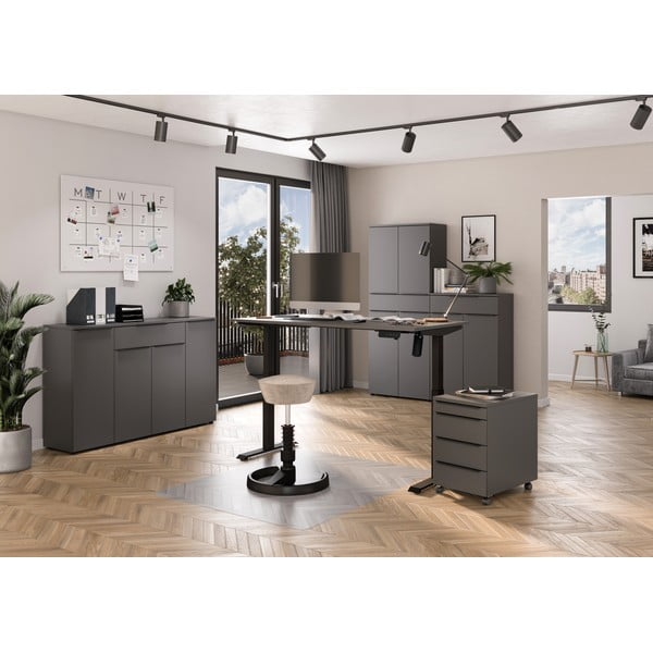 Elektra reguliuojamas aukštis rašomasis stalas 80x120 cm Boras – Germania-image-1