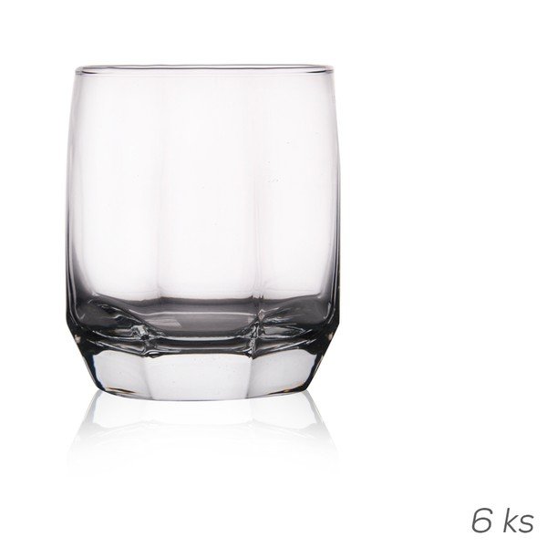 Stiklinės 6 vnt. viskiui 310 ml Diamond – Orion-image-3