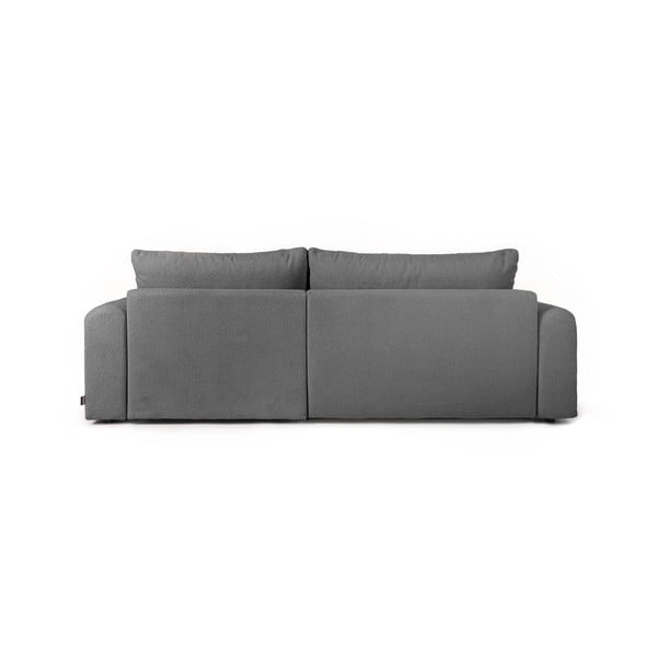Iš boucle sulankstoma kampinė sofa pilkos spalvos (su dešiniuoju kampu) Quinoa – Bonami Selection-image-4