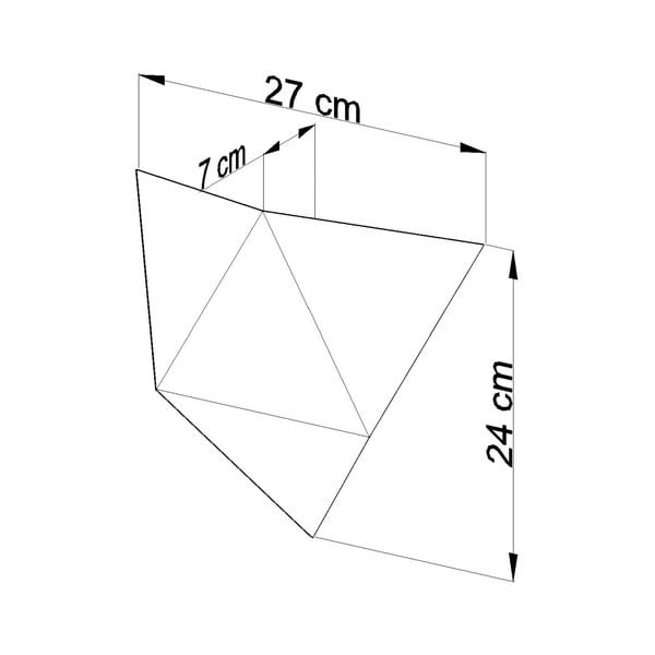 Baltas sieninis šviestuvas Sollux Estel-image-2