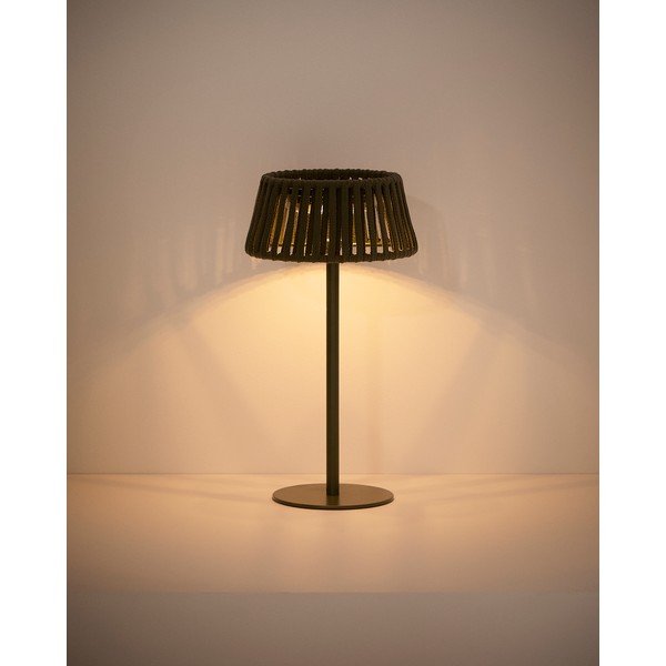 Stalinis/nešiojamas lauko šviestuvas LED saulės baterijos (aukštis 30 cm) Aldet – Kave Home-image-3